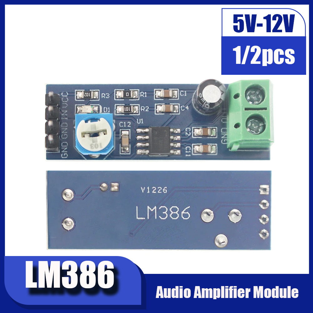 Arduino Vending Machine Project - 1/2PCS LM386 Modulo Amplificatore di Potenza