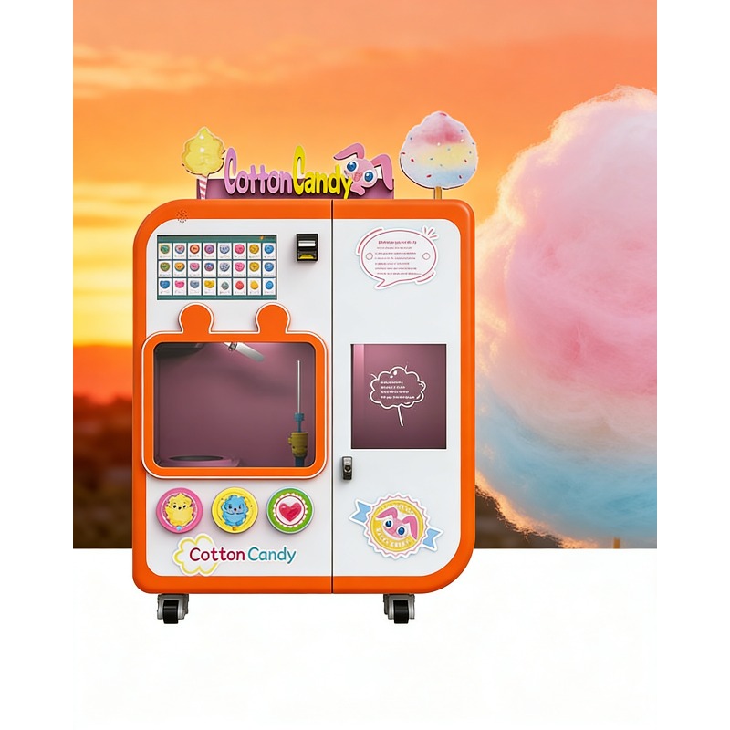 Commercial Vending Machine - Distributore Automatico di Zucchero Filato Completamente