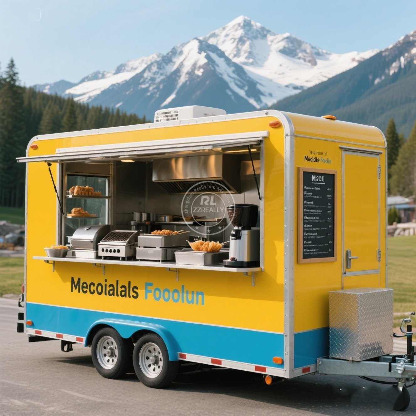 Hot Dog Vending Cart - Produttore di rimorchi per alimenti personalizzabili