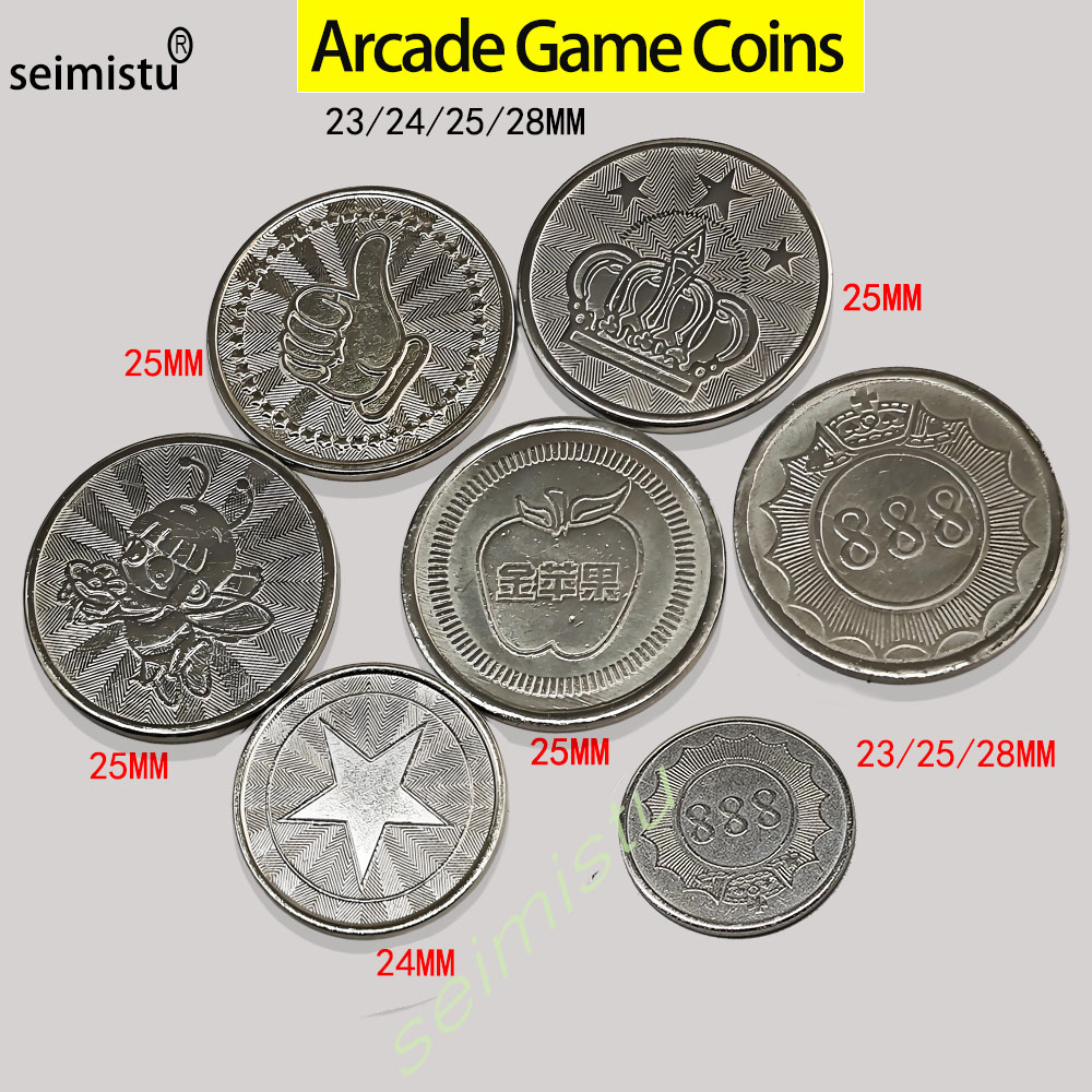Arcade Vending & Laundry Revenue - 100 pezzi in acciaio inossidabile 23/24/25mm