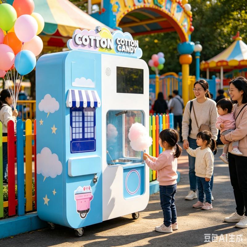 Candy Floss Machine - Macchina Automatica Personalizzata per Zucchero Filato