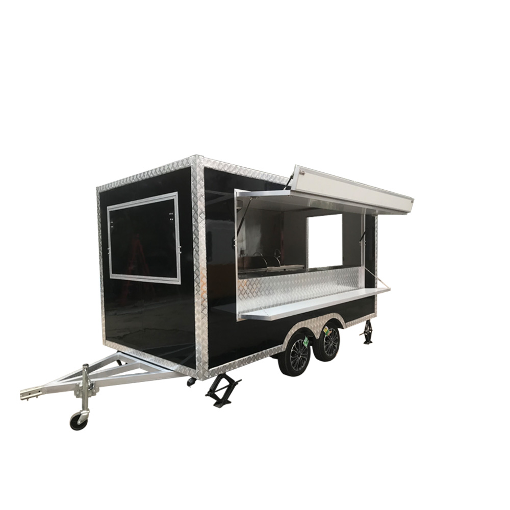 Hot Dog Vending Cart - Rimorchio per fast food quadrato di