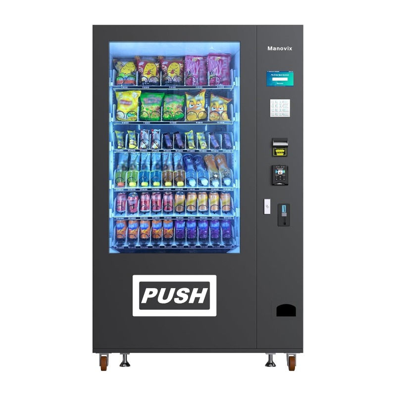 Bill Acceptor Vending - Distributore Automatico Commerciale Personalizzato Grande con
