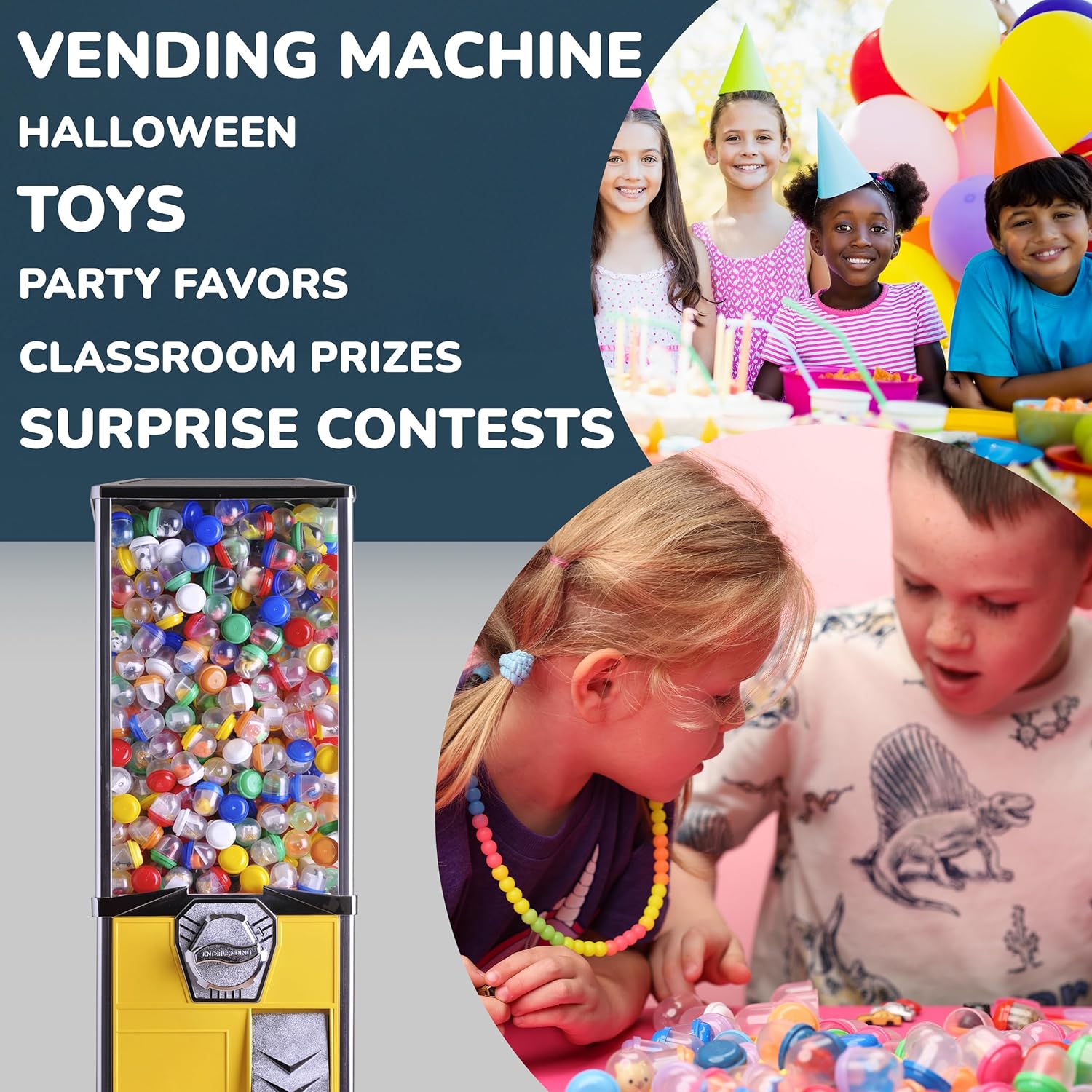 Capsule rotonde vuote da 100-5 - Prize Capsule Toy Machine recensione e prezzo