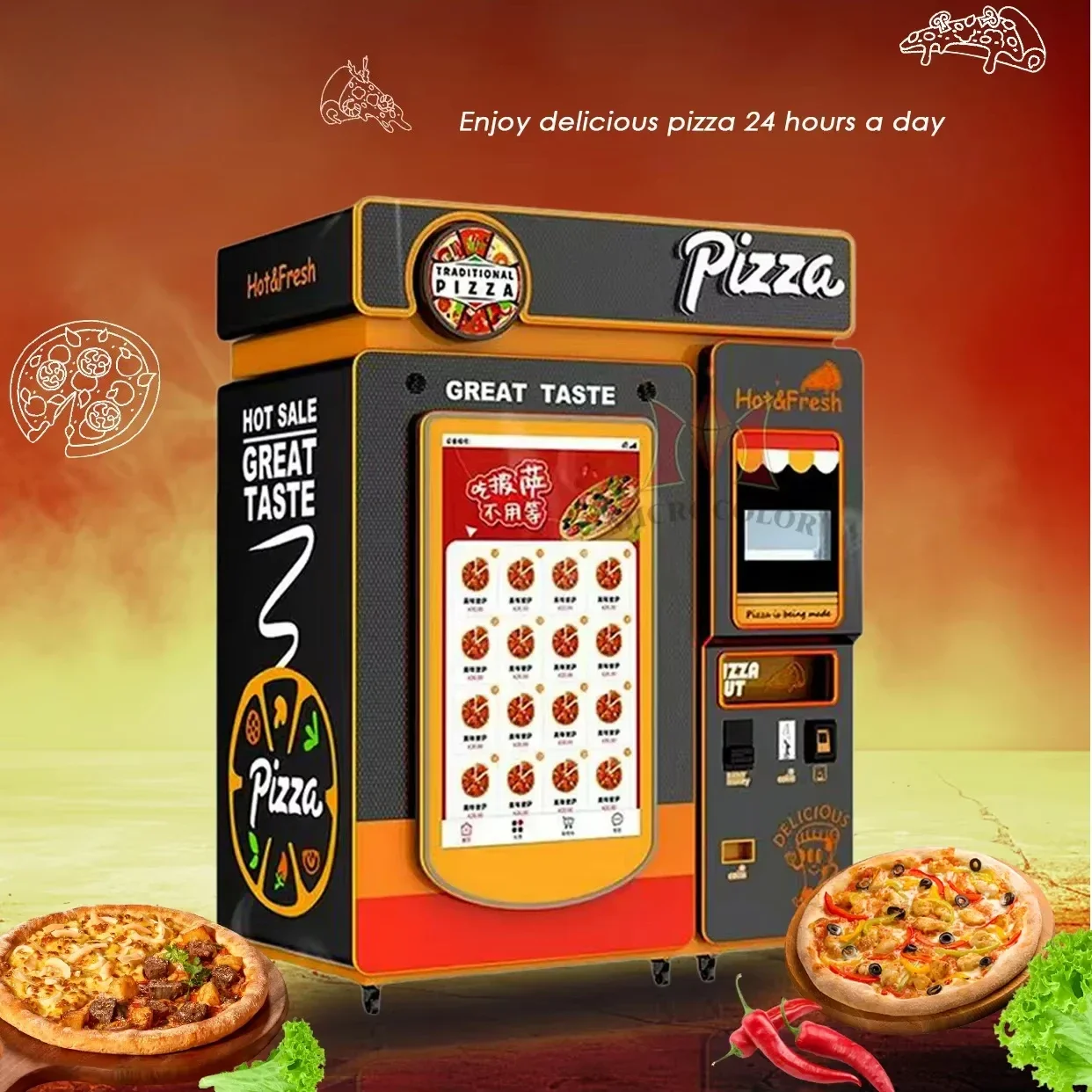 Distributore Automatico di Piz - Commercial Vending Machine recensione e prezzo